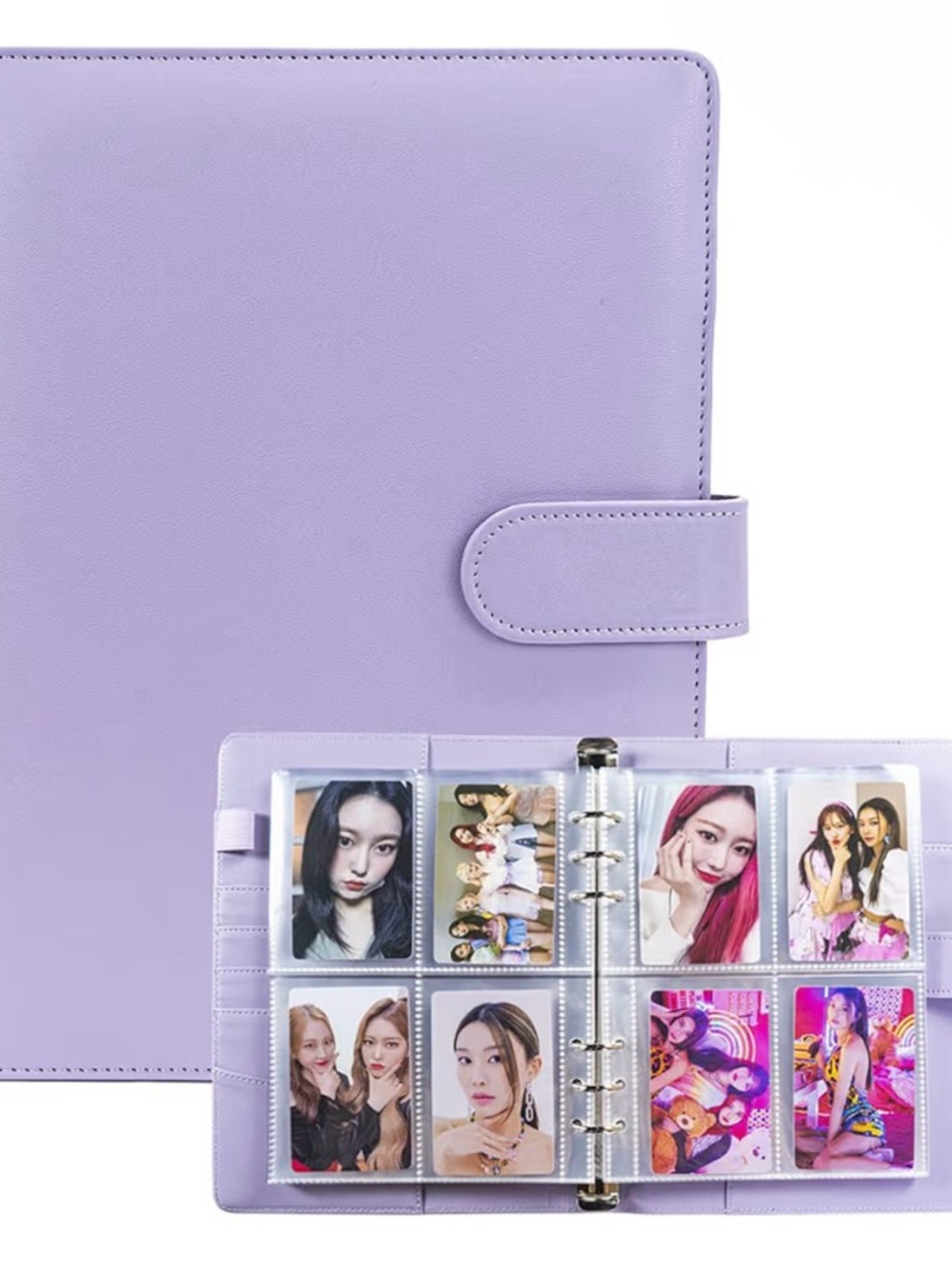 A5 Kpop Photocard Lilac Binder